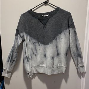 black to white sweater